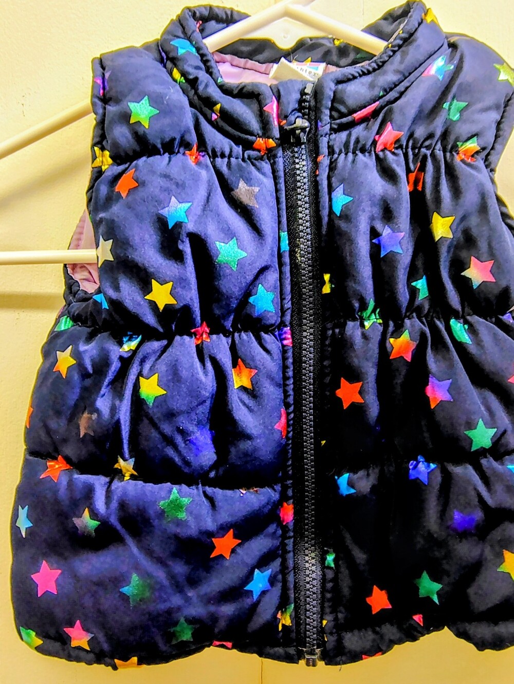 Puffer Vest by Healte- Star Print Size 18M
